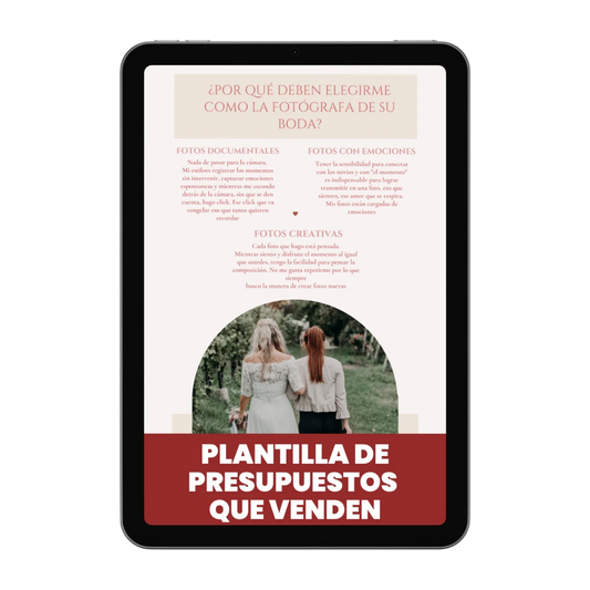 Plantilla de Presupuesto que vende